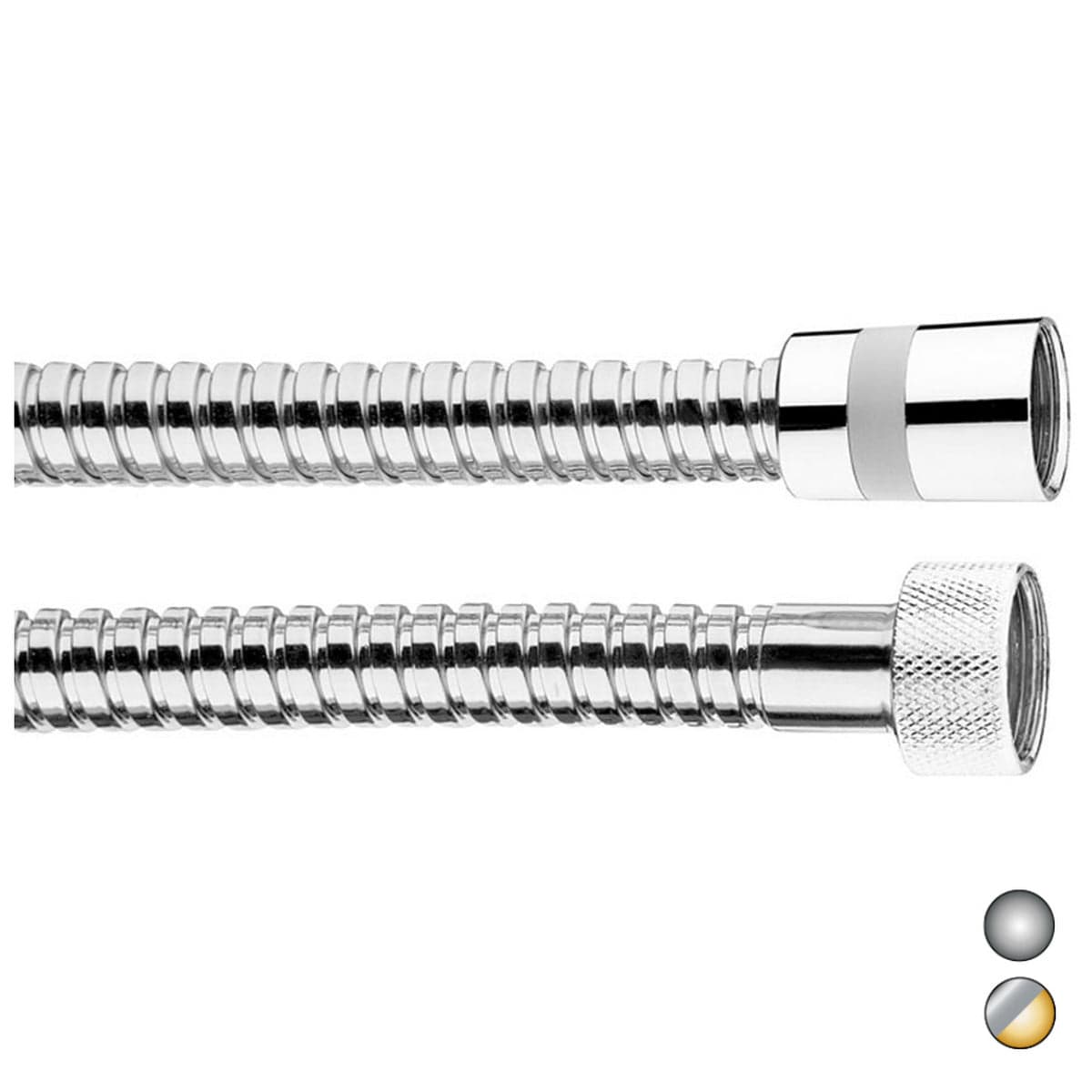 Flex In Ottone Doppia Aggraffatura- Cm 200 - Cromo- Bossi- Pezzi 1 in Flessibili doccia BricoGo - Marano di Napoli, commercioVirtuoso.it