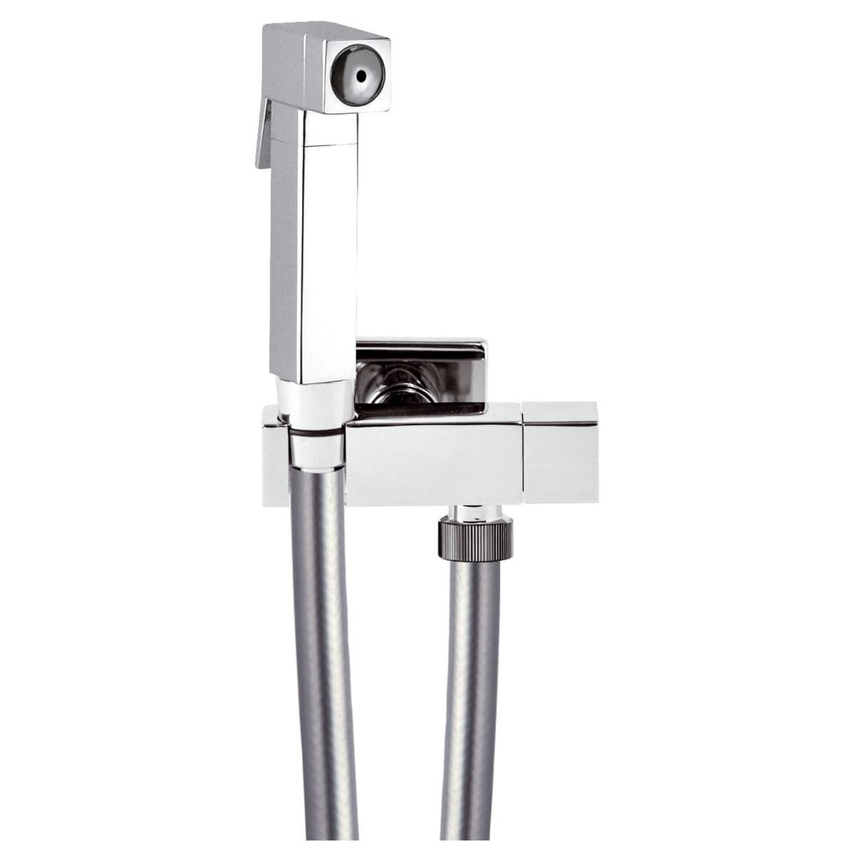 Set Mod. Sq Idroscopino + Flex + Supporto Lux- Cromo- Dh- Pezzi 1 in Rubinetti per bidet BricoGo - Marano di Napoli, commercioVirtuoso.it