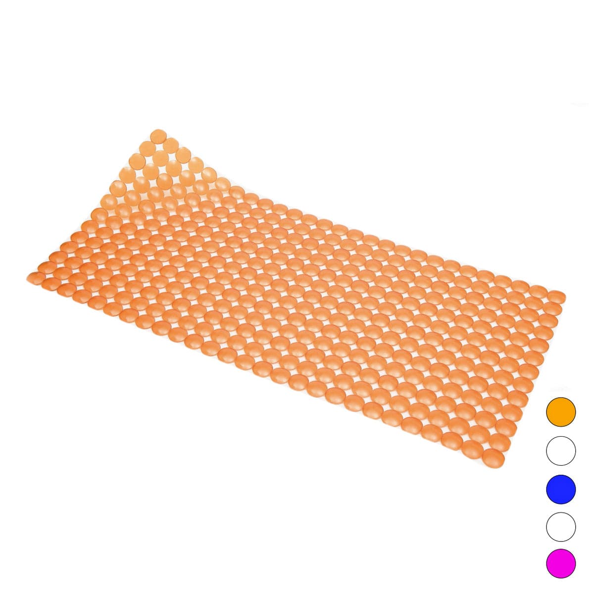 Tappeto Antiscivolo Per Vasca Mod. Rondo' Cm 72X36- Arancio- Dh- Pezzi 1 in Tappetini BricoGo - Marano di Napoli, commercioVirtuoso.it
