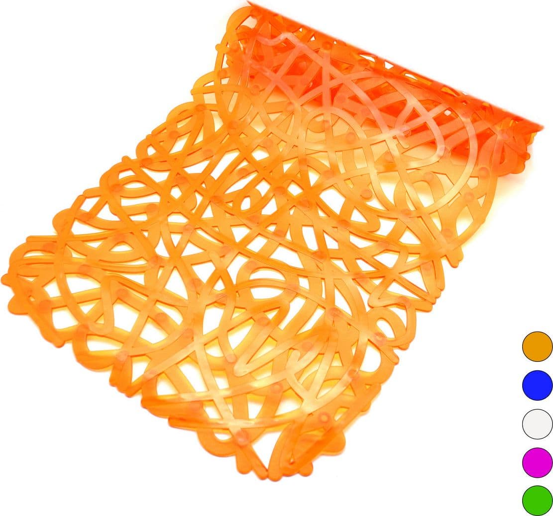 Tappeto Antiscivolo Per Vasca Mod. Mix Cm 72X36- Arancio- Dh- Pezzi 1 in Tappetini BricoGo - Marano di Napoli, commercioVirtuoso.it