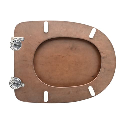 Sedile Wc Per Cesame Vaso Aretusina Forma 6- Noce Scuro - Cerniere A Passan- Cw- Pezzi 1 in Sedili WC BricoGo - Marano di Napoli, commercioVirtuoso.it