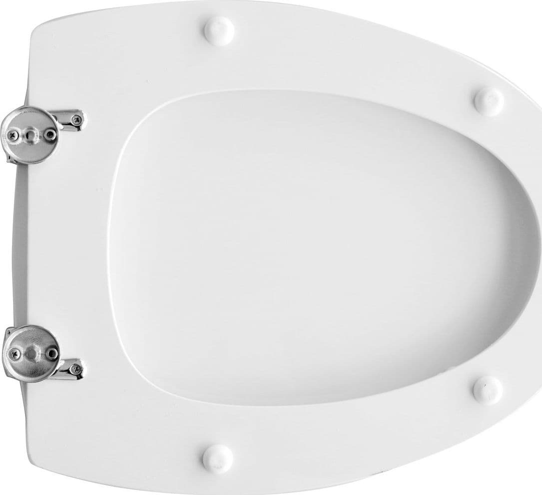 Sedile Wc Per Dolomite Vaso Novella Forma 4- Bianco- Cw- Pezzi 1 in Sedili WC BricoGo - Marano di Napoli, commercioVirtuoso.it