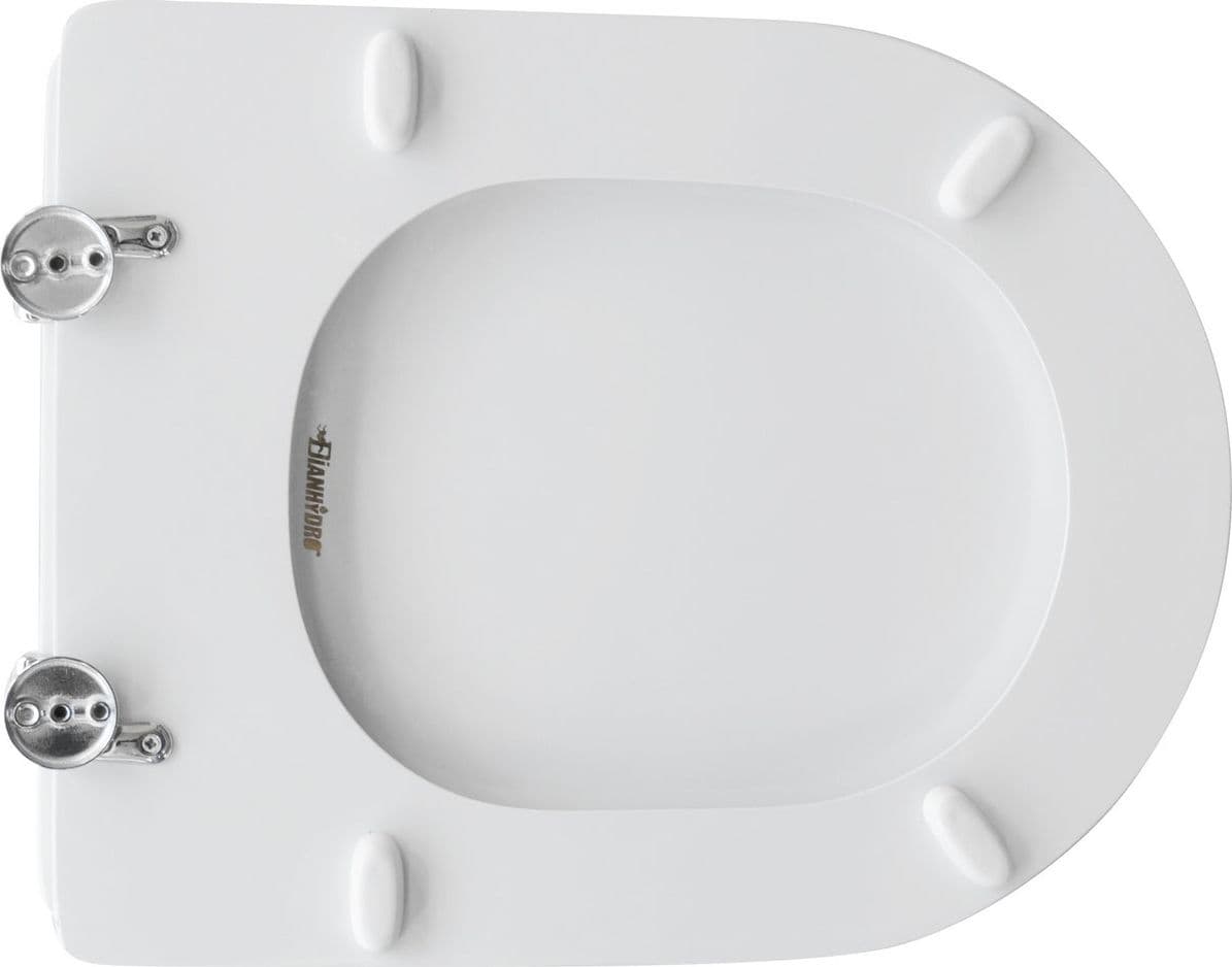 Sedile Wc Per Hidra Vaso Pluvia Forma 7- Bianco - Cerniere C Espansion- Cw- Pezzi 1 in Sedili WC BricoGo - Marano di Napoli, commercioVirtuoso.it