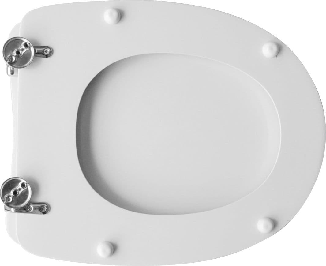 Sedile Wc Per Ideal Standard Vaso Ala Forma 4- Bianco - Cerniere A Passanti- Cw- Pezzi 1 in Sedili WC BricoGo - Marano di Napoli, commercioVirtuoso.it