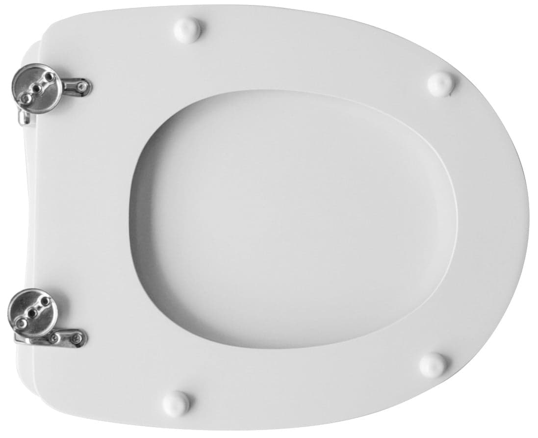 Sedile Wc Per Ideal Standard Vaso Ala Forma 4- Bianco - Cerniere A Passanti- Cw- Pezzi 1 in Sedili WC BricoGo - Marano di Napoli, commercioVirtuoso.it