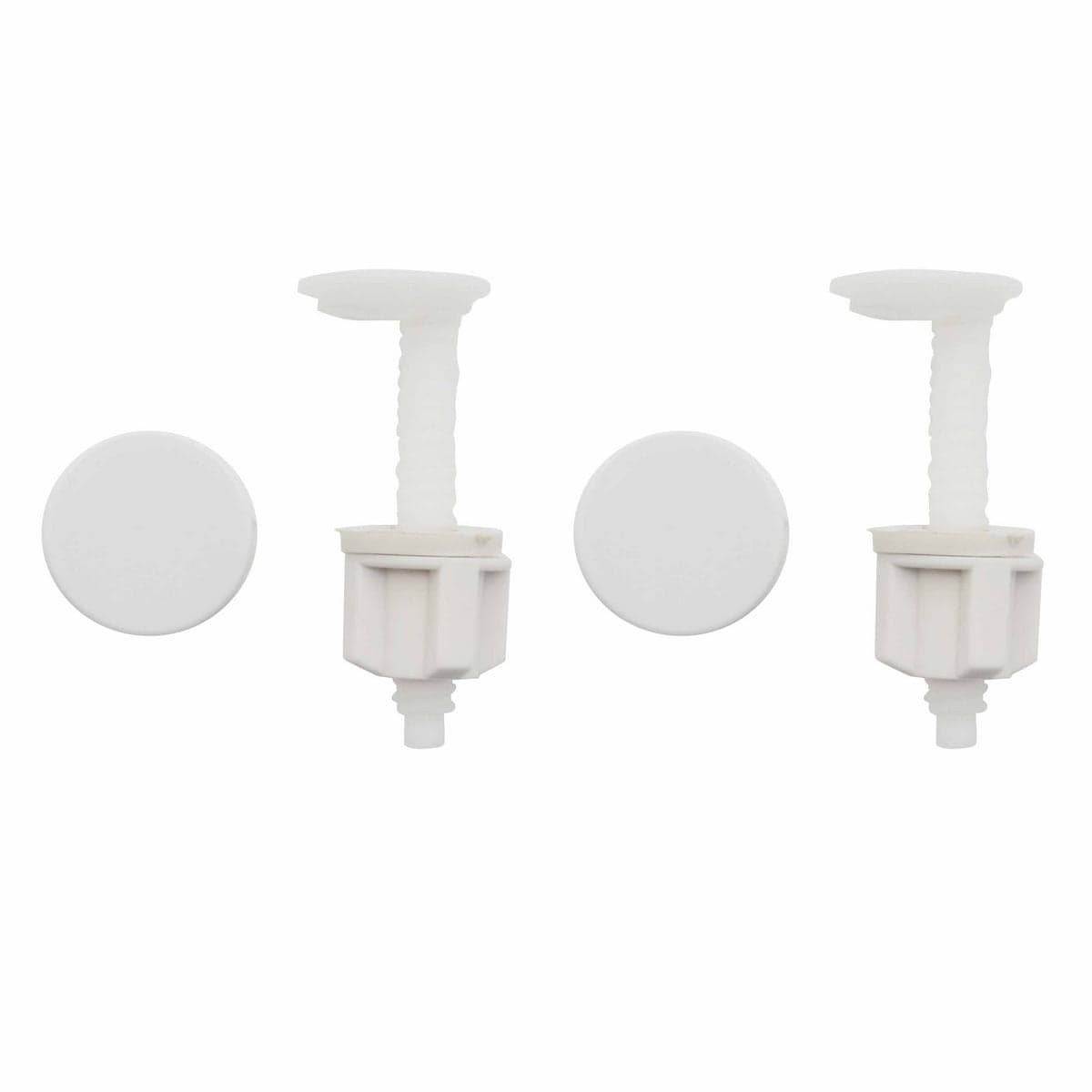Coppia Supporti Per Sedile Con Caduta Frizionata- Bianco- Metaf- Pezzi 1 in Accessori per sedili BricoGo - Marano di Napoli, commercioVirtuoso.it