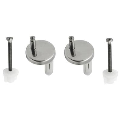 CERNIERA REGOLABILE PASSANTE/ESPANSIONE IN ACCIAO INOX- Cromo- DH- pezzi 1