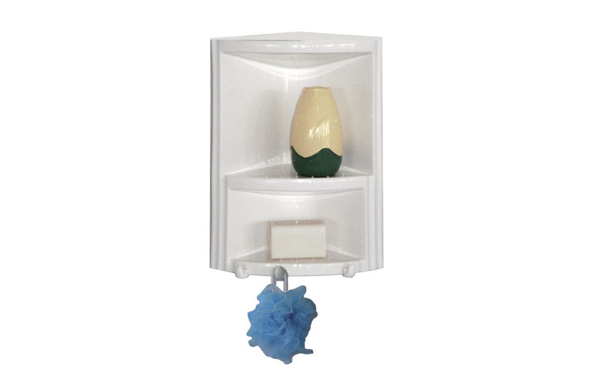 Angoliera Modello Aretusa Bianca- H. 30 Cm- Dh- Pezzi 1 in Mensole bagno BricoGo - Marano di Napoli, commercioVirtuoso.it