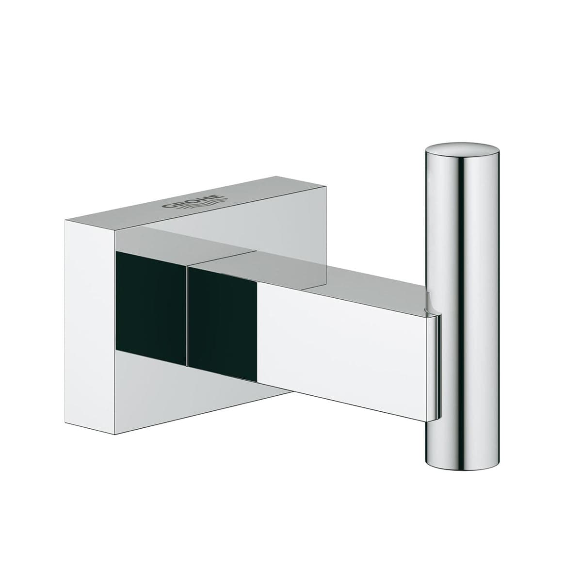 Gancio Essentials Cube- Cromo- Grohe- Pezzi 1 in Ganci portasciugamani BricoGo - Marano di Napoli, commercioVirtuoso.it