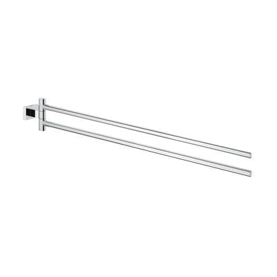 PORTASALVIETTE DOPPIO ESSENTIALS CUBE- Cromo - Lungh. 44 cm- GROHE- pezzi 1