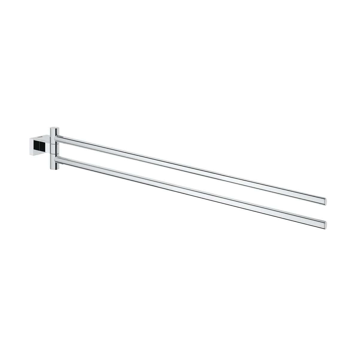 Portasalviette Doppio Essentials Cube- Cromo - Lungh. 44 Cm- Grohe- Pezzi 1 in Portasciugamani da parete BricoGo - Marano di Napoli, commercioVirtuoso.it