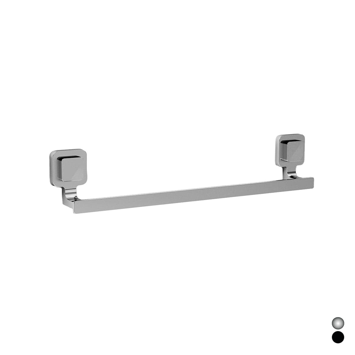 Portasalviette Asta Quadra Kara- Cromo Cm 30- Koemo- Pezzi 1 in Portasciugamani da parete BricoGo - Marano di Napoli, commercioVirtuoso.it