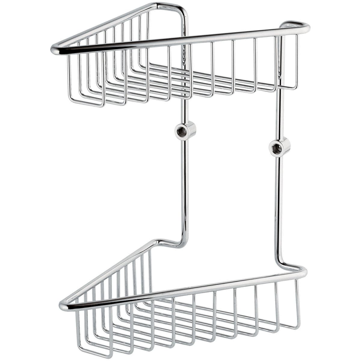 Portasapone-Oggetti Angolare Doppio In Ottone- Lxhxp -190X305X195 Mm- Remer- Pezzi 1 in Mensole bagno BricoGo - Marano di Napoli, commercioVirtuoso.it