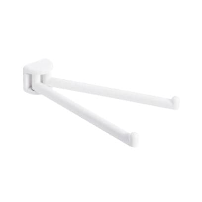 Porta Asciugamani Con Bracci A Snodo Serie Linea- Bianco- Metaf- Pezzi 1 in Portasciugamani da parete BricoGo - Marano di Napoli, commercioVirtuoso.it