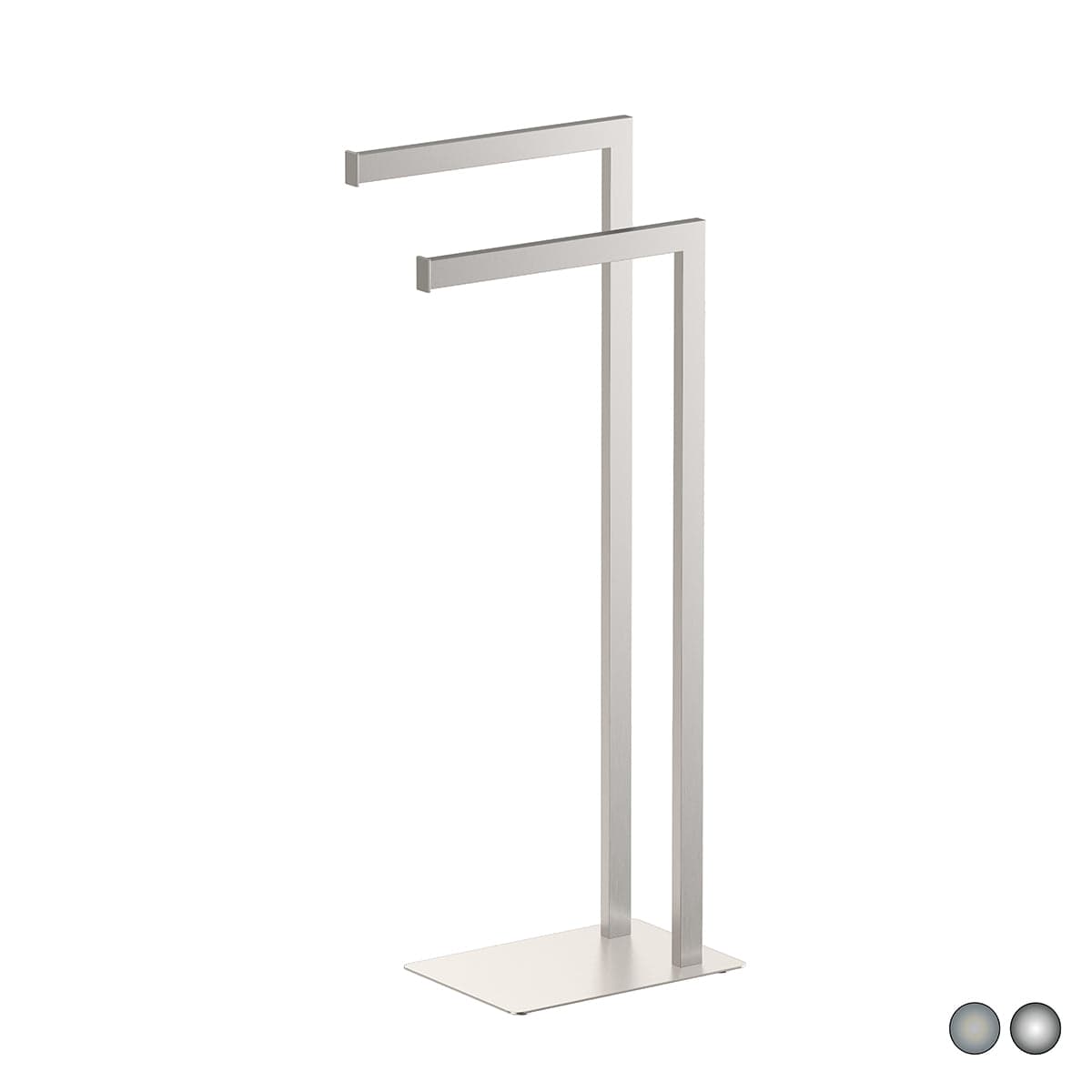 Piantana Porta Asciugamani Zeus- Spazzolato Cm 18 X H. 77X33,5- Metaf- Pezzi 1 in Portasciugamani da terra BricoGo - Marano di Napoli, commercioVirtuoso.it