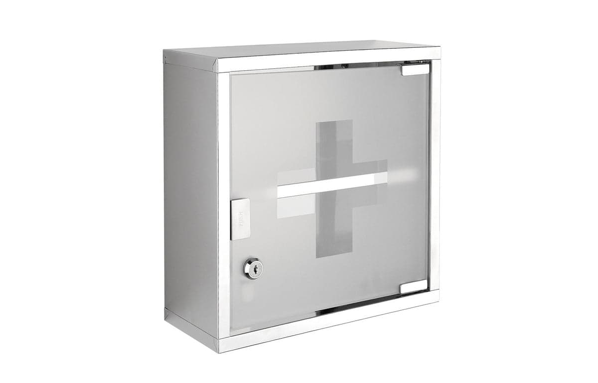 Armadietto Farmacia Mayday Inox Cromo Metaform- Cm 27 X H. 28.5 X 12- Metaf- Pezzi 1 in Armadietti farmacia BricoGo - Marano di Napoli, commercioVirtuoso.it
