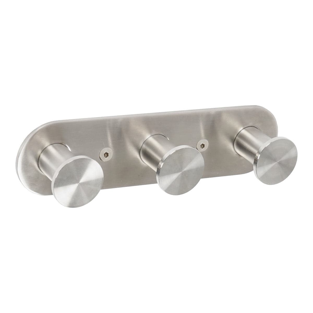 Appendiabito Triplo Mod. Blizz Spazzolato- Spazzolato Cm 17,5Xh.4,5X3,4- Metaf- Pezzi 1 in Ganci portasciugamani BricoGo - Marano di Napoli, commercioVirtuoso.it