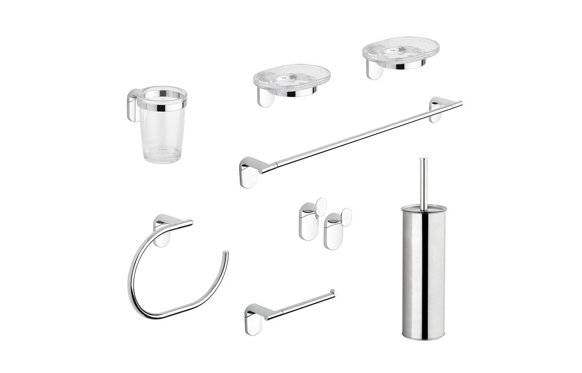 Set Accessori Bagno 8 Pezzi Serie Zero Metaform- Cromo- Metaf- Pezzi 1 in Set di accessori per il bagno BricoGo - Marano di Napoli, commercioVirtuoso.it
