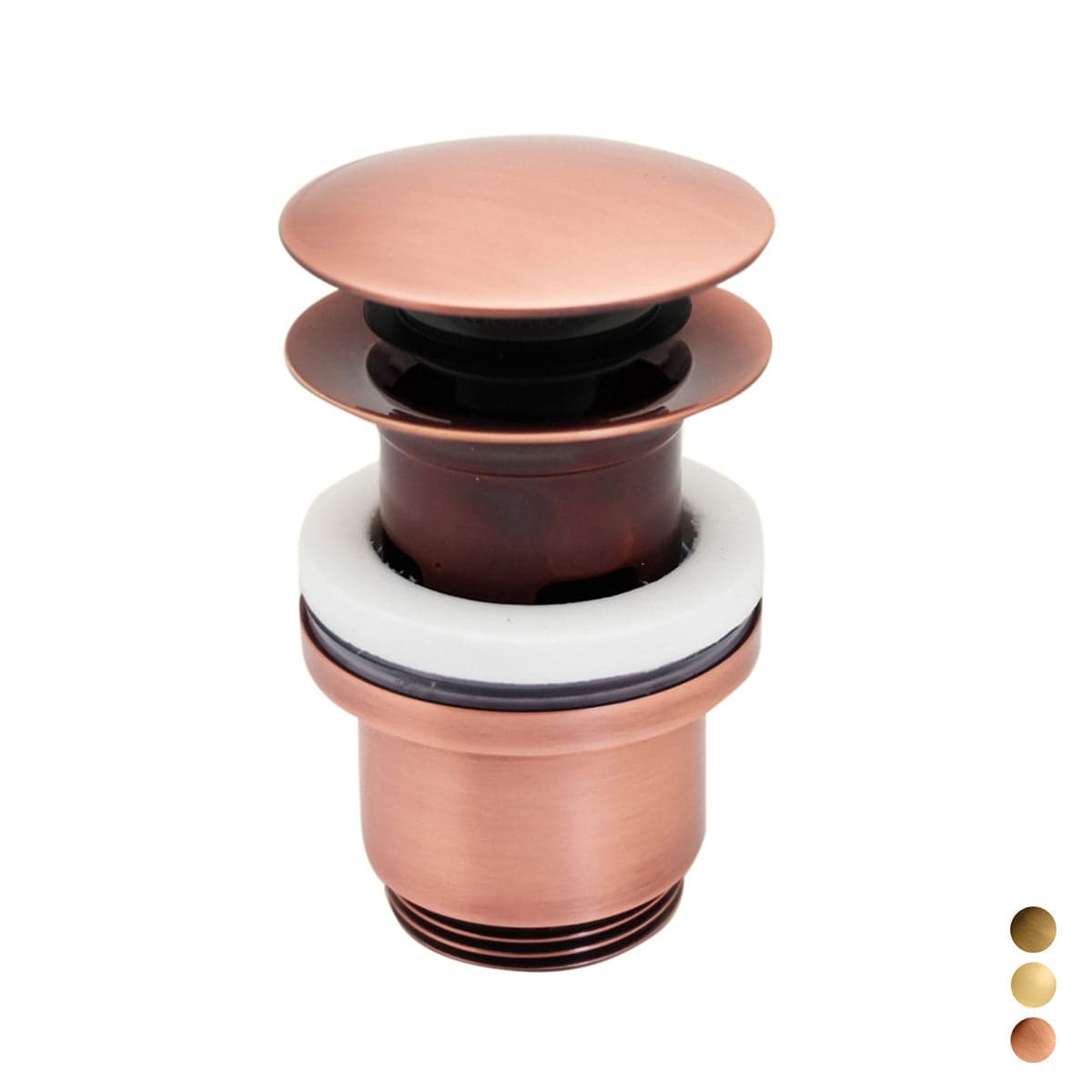 Piletta Click Clack 11/4 Tonda Con Troppo Pieno- 11/4 Bronzata- Pb- Pezzi 1 in Accessori per lavelli BricoGo - Marano di Napoli, commercioVirtuoso.it