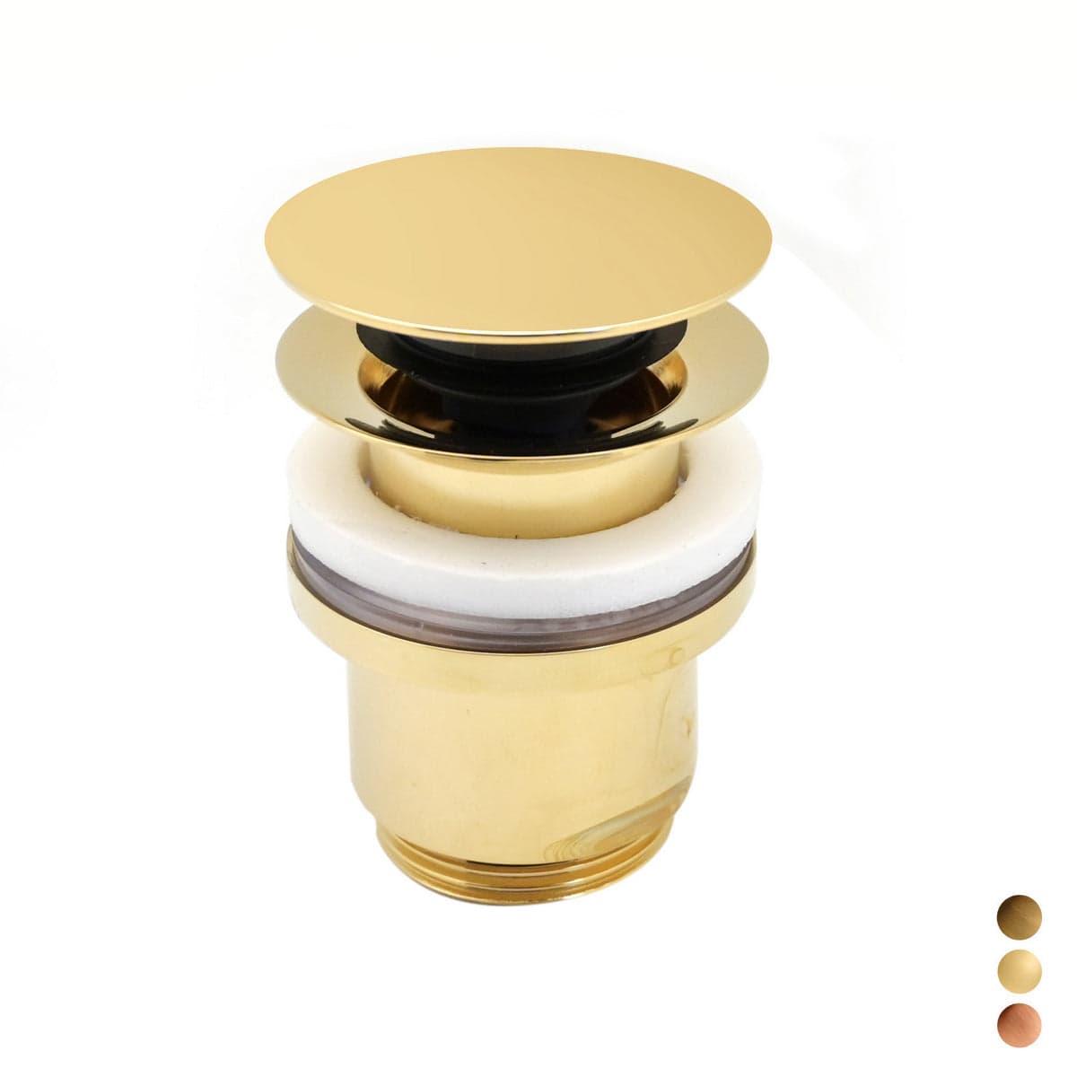 Piletta Click Clack 11/4 Tonda Senza Troppo Pieno- 11/4 Ramata- Pb- Pezzi 1 in Accessori per lavelli BricoGo - Marano di Napoli, commercioVirtuoso.it