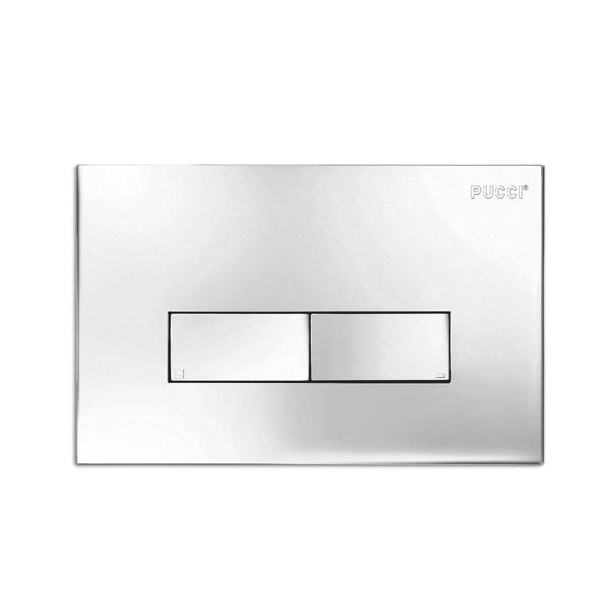 Placca Per Cassetta Incasso Pucci Eco Con Telaio- Cromo- Pucci- Pezzi 1 in Placche per interruttori BricoGo - Marano di Napoli, commercioVirtuoso.it