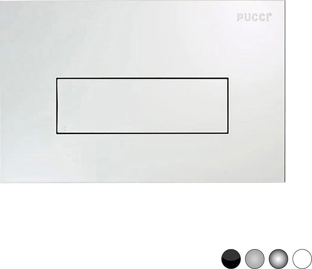 Placca Per Cassetta Pucci Sara Linea Mod. 2014- Cromo-Satinata- Pucci- Pezzi 1 in Vasi WC BricoGo - Marano di Napoli, commercioVirtuoso.it