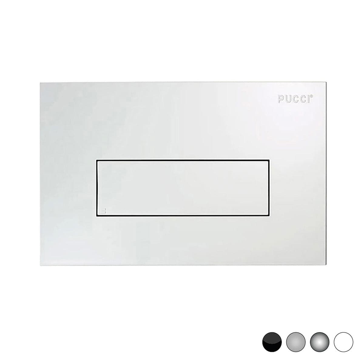 Placca Per Cassetta Pucci Sara Linea Mod. 2014- Cromo-Satinata- Pucci- Pezzi 1 in Vasi WC BricoGo - Marano di Napoli, commercioVirtuoso.it