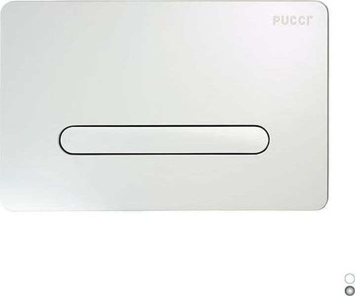 Placca per Cassetta Pucci Sara Tratto Linea Mod 2014 Bianca Lucida