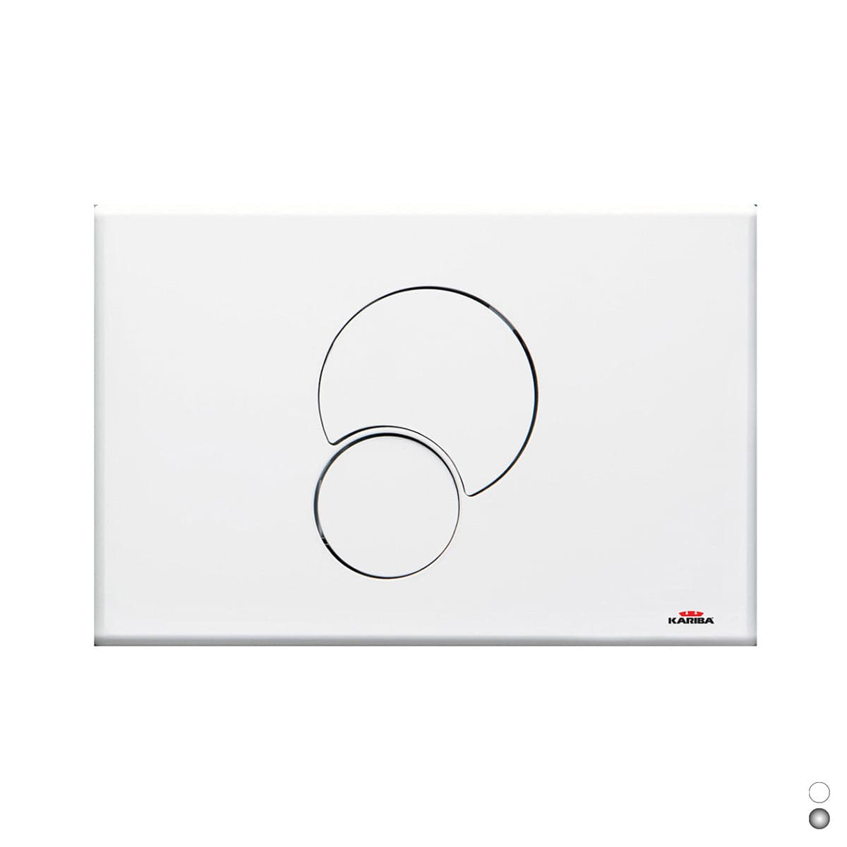 Placca Modello Fidia Duo 2018- Satinata- Karib- Pezzi 1 in Serbatoi igienici BricoGo - Marano di Napoli, commercioVirtuoso.it