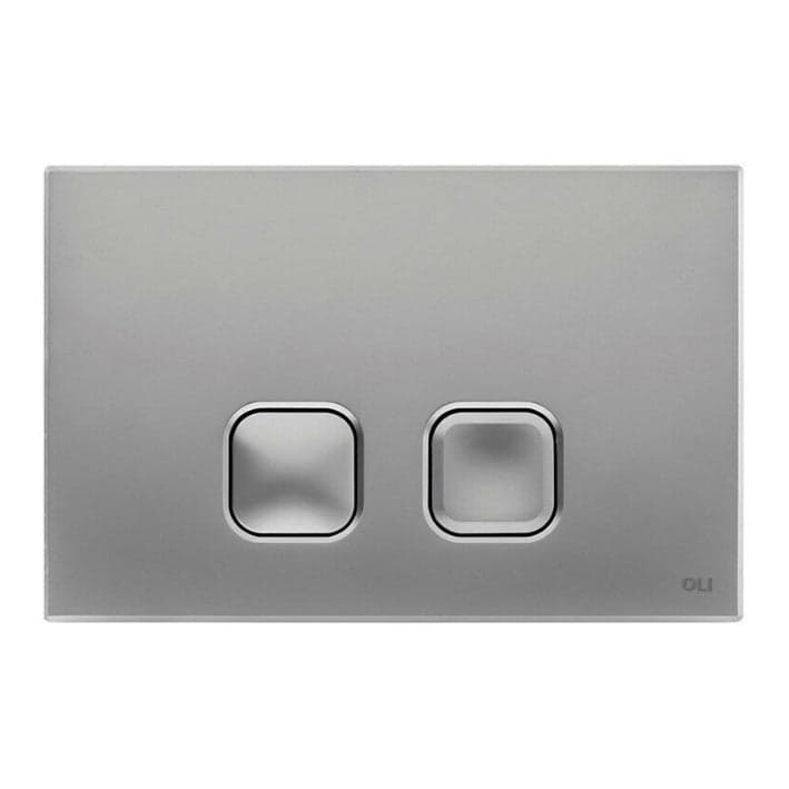 Placca Plain Dual Doppio Scarico- Cromo 070827- Olive- Pezzi 1 in Placche combinate interruttori e prese BricoGo - Marano di Napoli, commercioVirtuoso.it