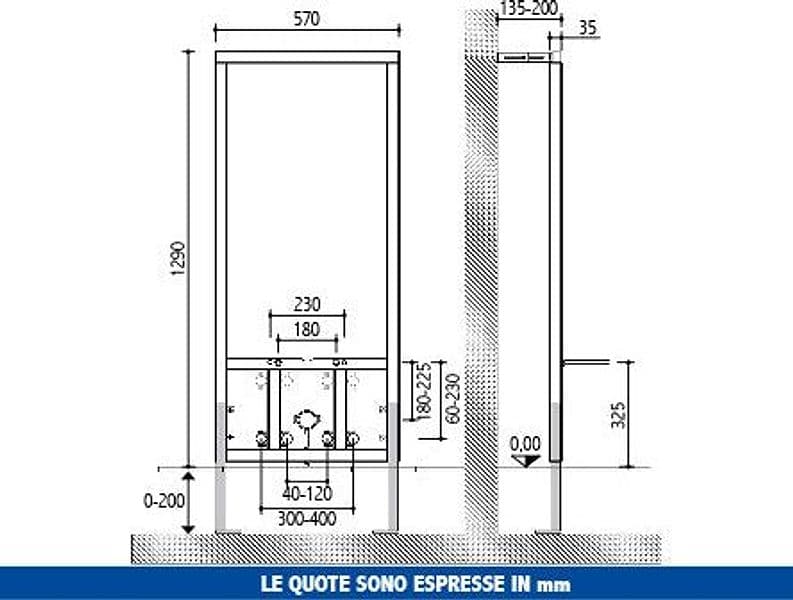 Telaio Staffa Bidet Sospeso Con Kit Di Montaggio- Pucci- Pezzi 1 in Bidet BricoGo - Marano di Napoli, commercioVirtuoso.it