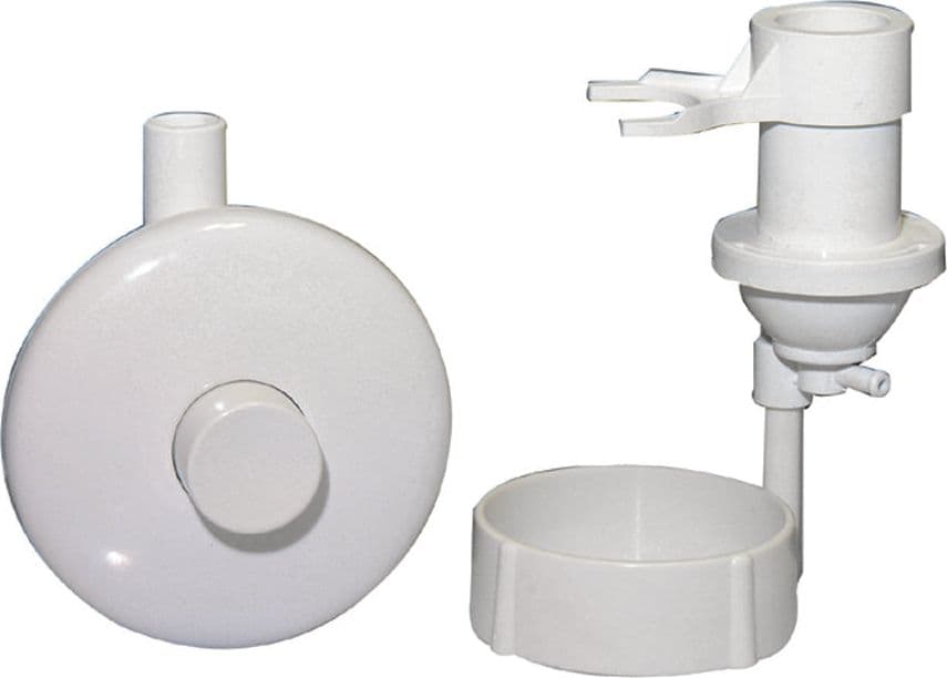 Comando Manuale Pneumatico A Parete Ad Incasso Bianco- Bianco- Pucci- Pezzi 1 in Serbatoi igienici BricoGo - Marano di Napoli, commercioVirtuoso.it