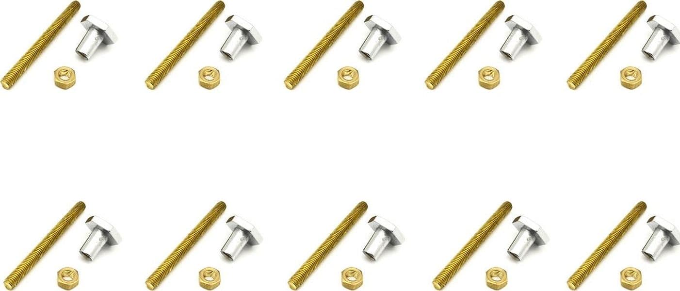 10 Pz Gambetti-Dadini-Pastiglie Cromate- Pucci- Pezzi 1 in Tappi BricoGo - Marano di Napoli, commercioVirtuoso.it