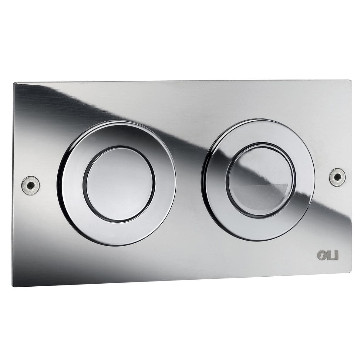 Placca Di Comando 2 Pulsanti Per Cassette Pneu Oli Mini Trend- Cromata- Olive- Pezzi 1 in Serbatoi igienici BricoGo - Marano di Napoli, commercioVirtuoso.it