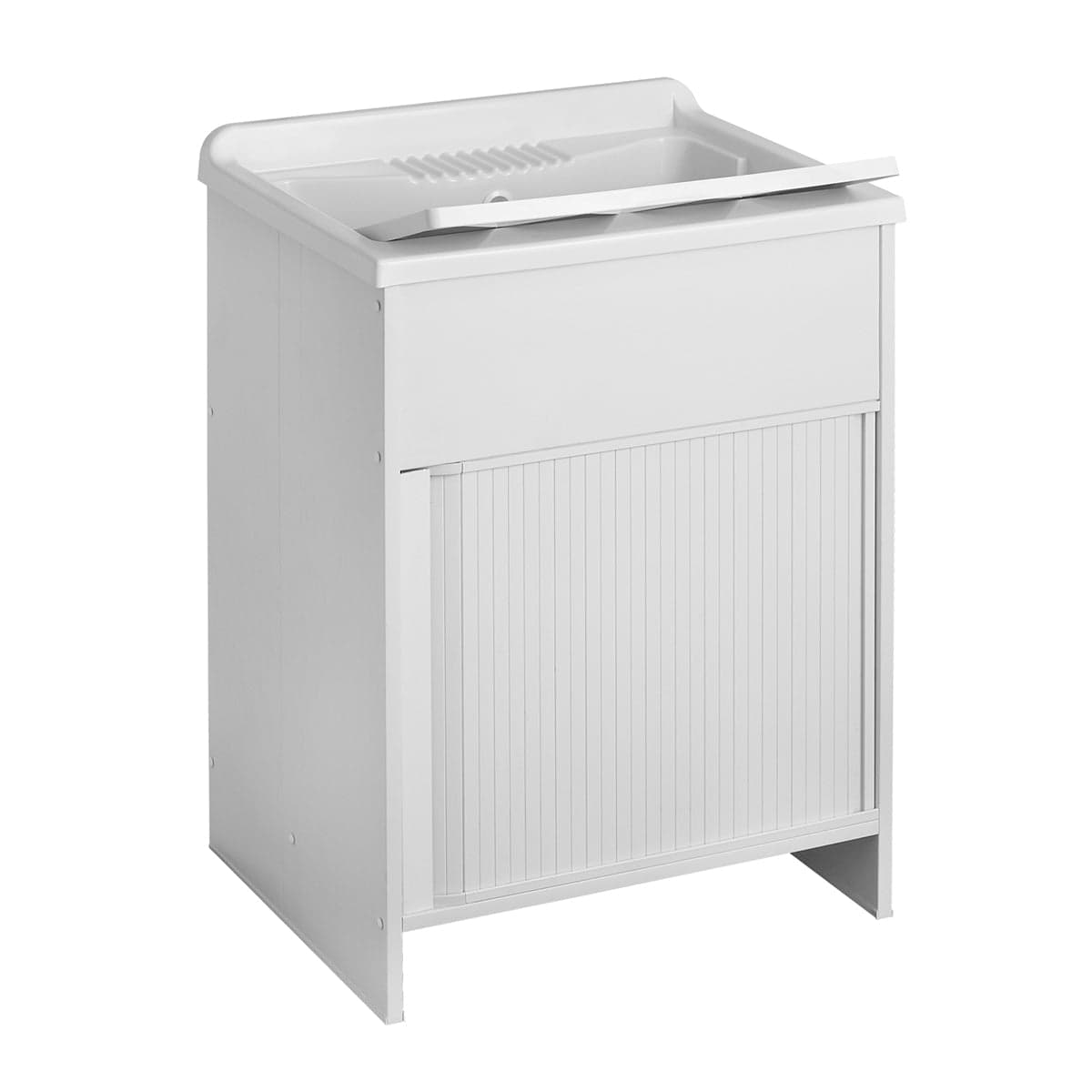 Lavatoio Per Esterni Con Mobile In Plastica E Apertura A Serrandina- L Cm. 45 X P Cm. 50- Dh- Pezzi 1 in Lavandini di lavanderia e pluriuso BricoGo - Marano di Napoli, commercioVirtuoso.it