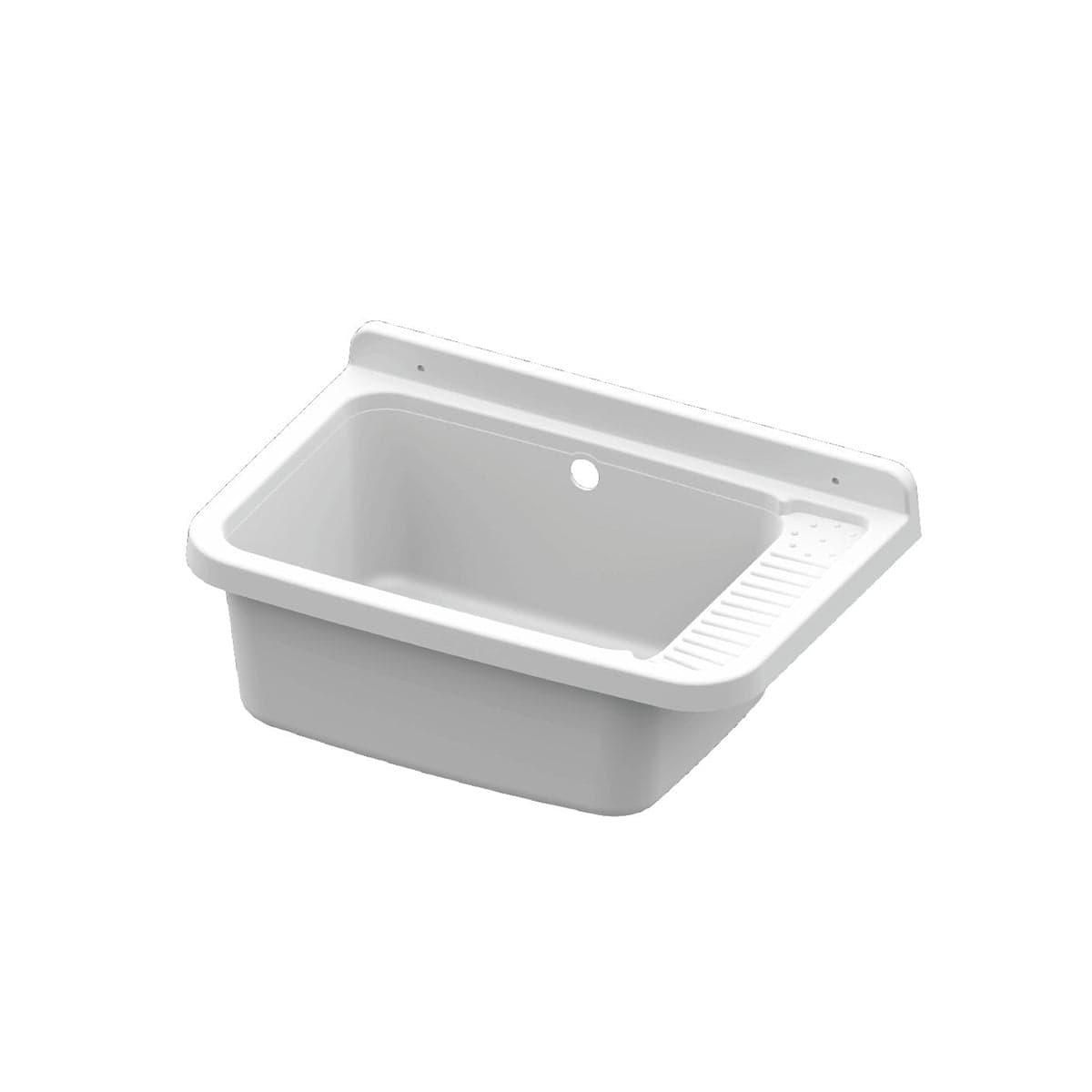 Pilozzo In Resina Bianco- Cm 50,4 X 33,4 X 24- Dh- Pezzi 1 in Lavandini di lavanderia e pluriuso BricoGo - Marano di Napoli, commercioVirtuoso.it