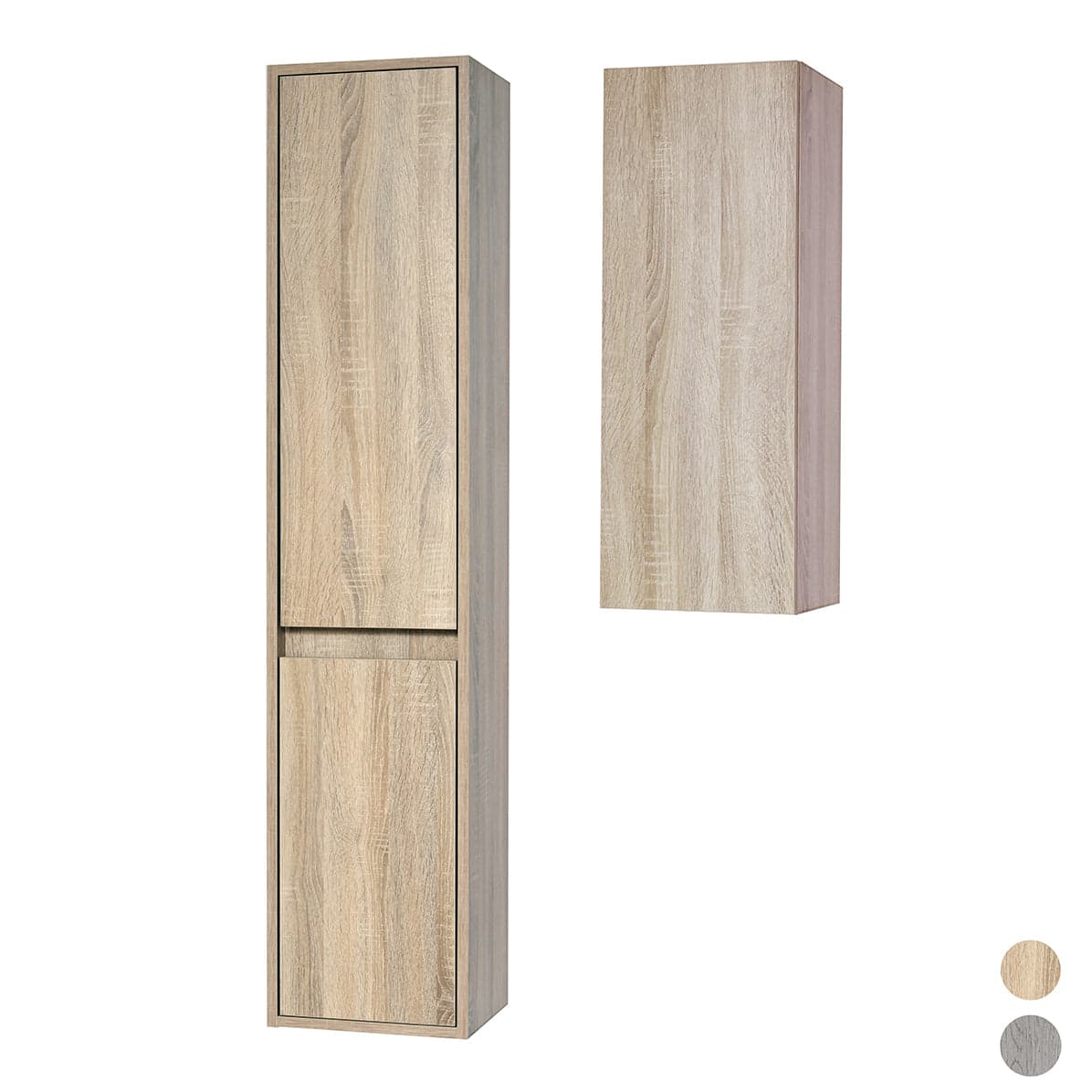 Colonna Bagno Sospesa Congrazia- Rovere Beige Cm 80X30X25- Dh- Pezzi 1 in Mobili a colonna BricoGo - Marano di Napoli, commercioVirtuoso.it