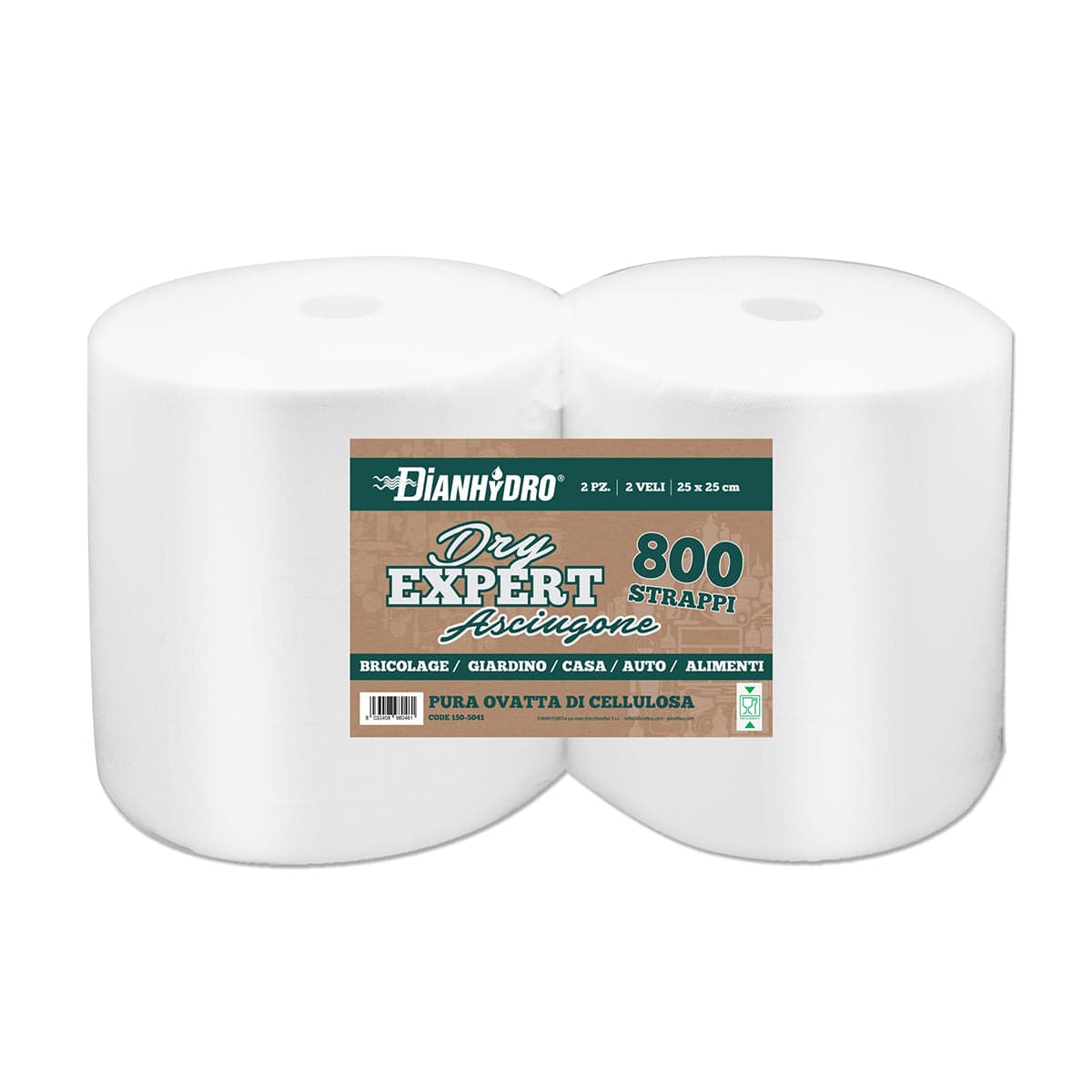 2 Pz Bobina Di Carta A Strappo Dry Expert- Gr 1000X2- Dh- Pezzi 1 in Asciugamani di carta BricoGo - Marano di Napoli, commercioVirtuoso.it