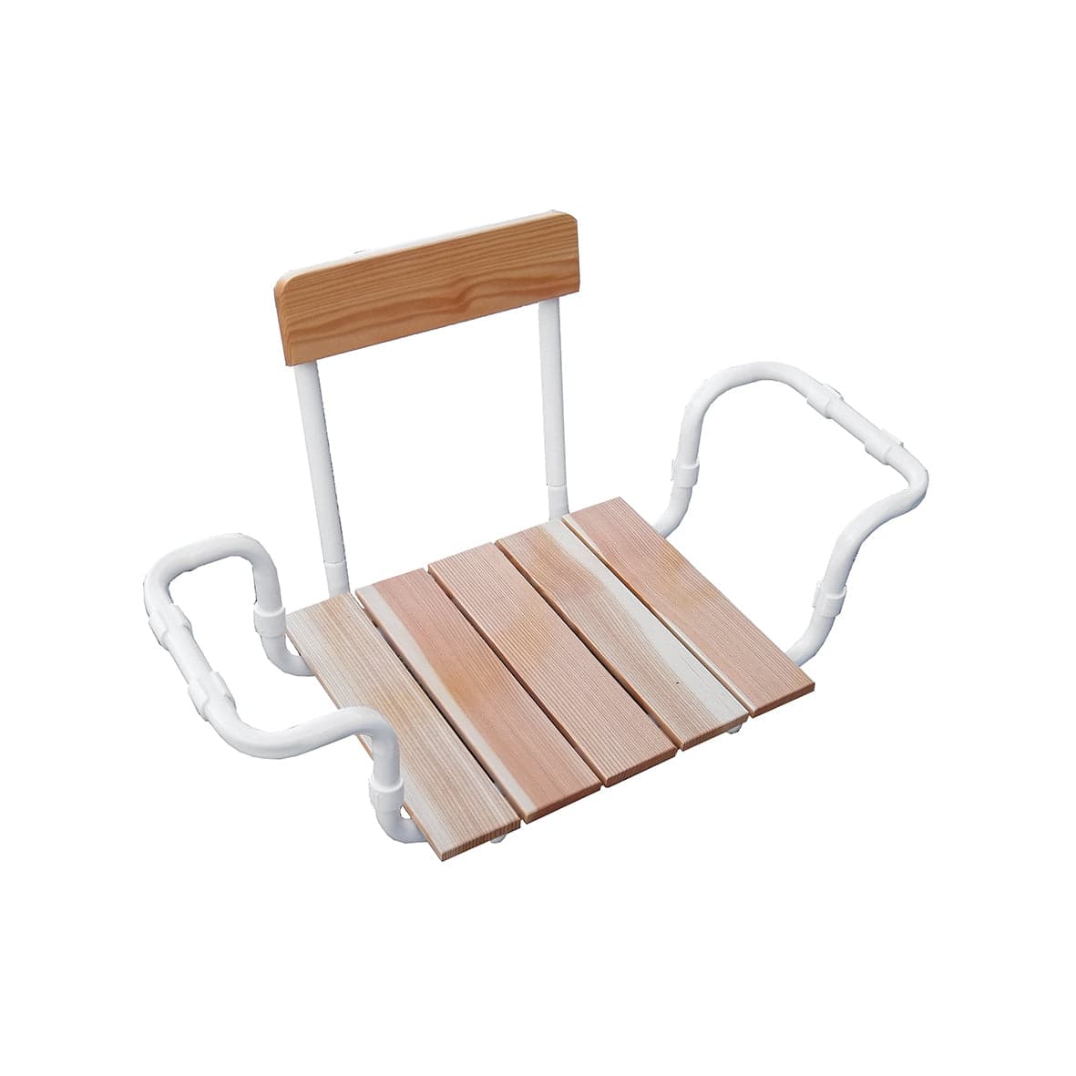 Sedile Per Vasca Regolabile Larice Con Schienale Telaio Bianco- Larice - Bianco- Dh- Pezzi 1 in Sgabelli per doccia e bagno BricoGo - Marano di Napoli, commercioVirtuoso.it