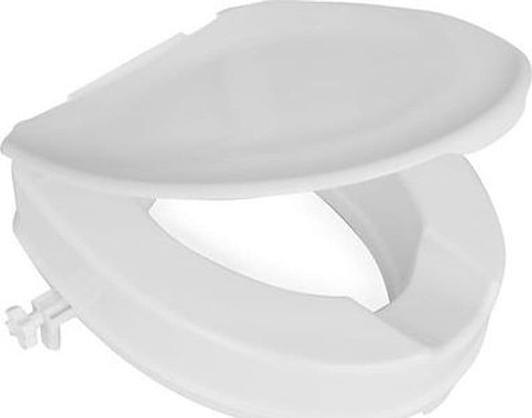 Ciambella Alzawater Universale Rialzata con Coperchio Victor Dh Bianco