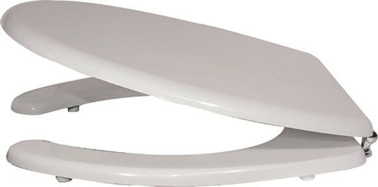 Sedile Wc Legno Laccato Bianco Universale Gabriel- Bianco- Cw- Pezzi 1 in Sedili WC BricoGo - Marano di Napoli, commercioVirtuoso.it