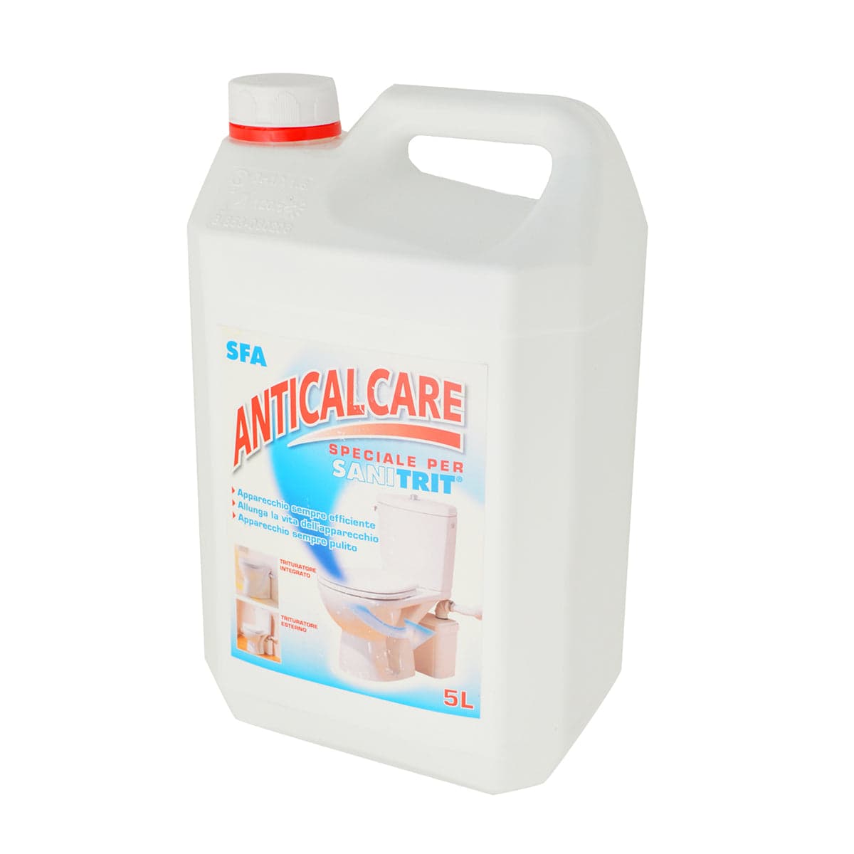 Liquido Anticalcare Sanitrit- 5 Lt- Sanit- Pezzi 1 in Prodotti anticalcare BricoGo - Marano di Napoli, commercioVirtuoso.it