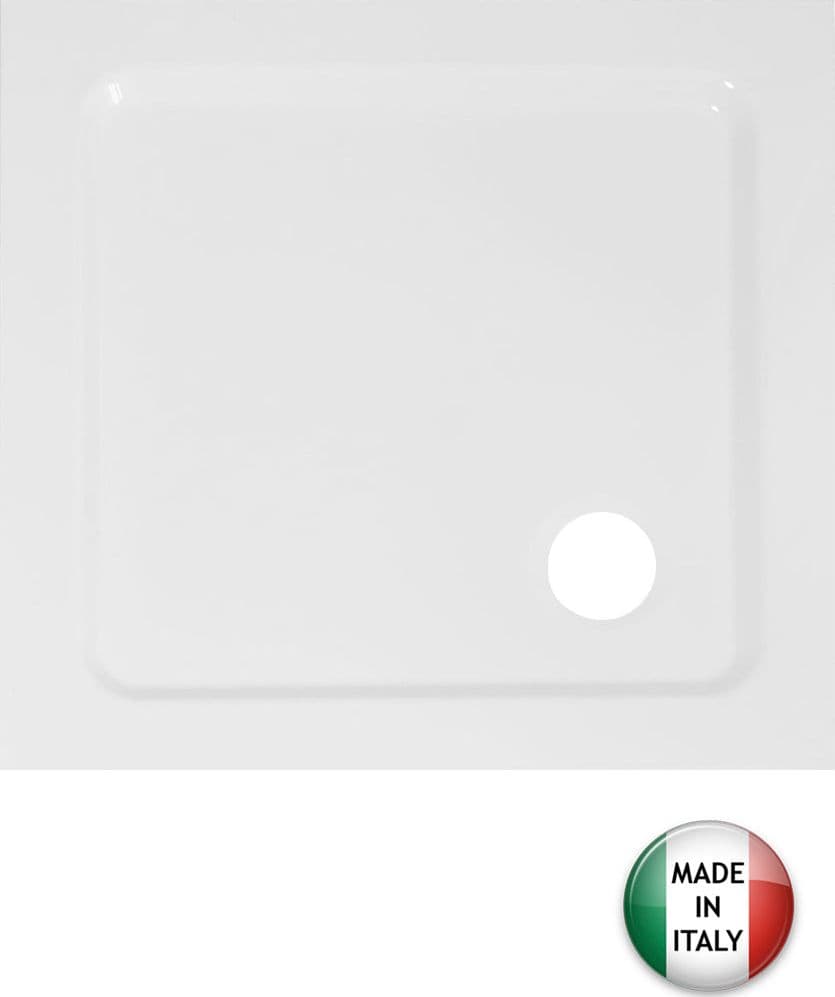 Piatto Doccia Tecnopolimero Mr Flat Quadro (Tipo Acrilico)- Cm 90X90 H.3- Dh- Pezzi 1 in Box doccia BricoGo - Marano di Napoli, commercioVirtuoso.it