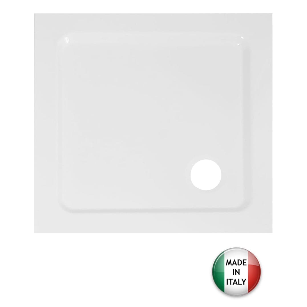 Piatto Doccia Tecnopolimero Mr Flat Quadro (Tipo Acrilico)- Cm 90X90 H.3- Dh- Pezzi 1 in Box doccia BricoGo - Marano di Napoli, commercioVirtuoso.it