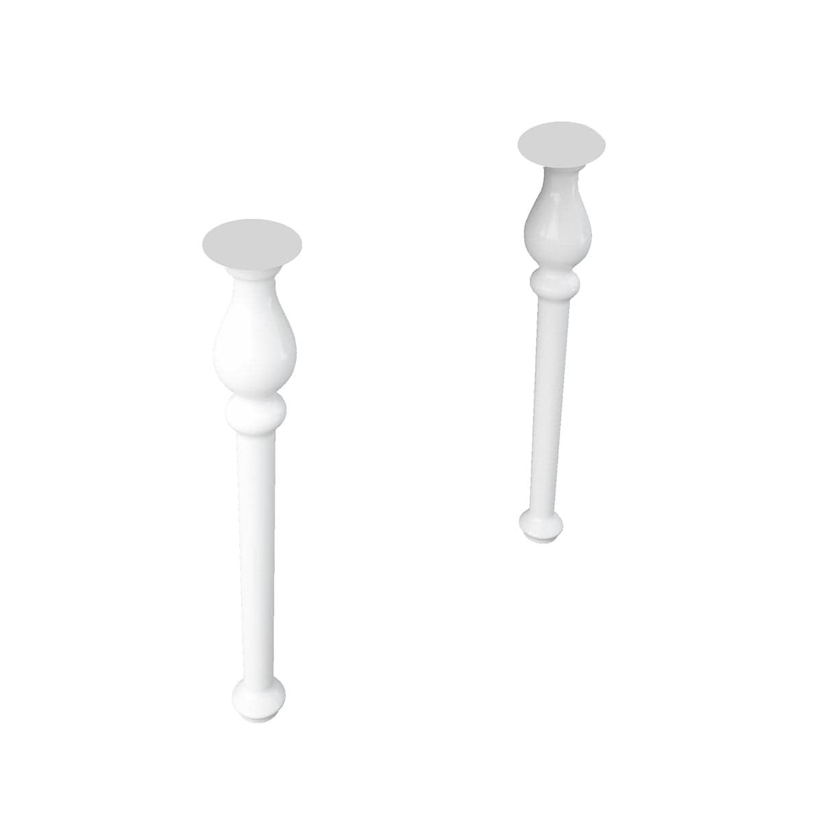 2 Pz Gambe Per Lavabo Consolle Washington- Rak- Pezzi 1 in Gambe per mobili BricoGo - Marano di Napoli, commercioVirtuoso.it