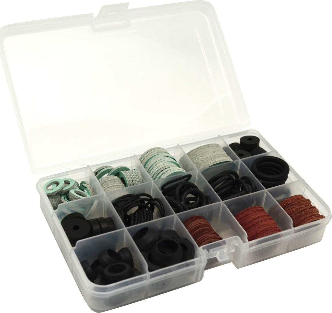 Scatola Assortita 222 Pz Guarnizioni In 15 Mini-Box- Morga- Pezzi 1 in Anelli per rubinetti BricoGo - Marano di Napoli, commercioVirtuoso.it