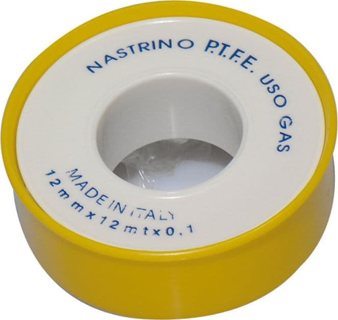 Nastro Ptfe Teflon Professionale Mt. 12 Gas- Mm. 12- Dh- Pezzi 1 in Nastro sigillante BricoGo - Marano di Napoli, commercioVirtuoso.it