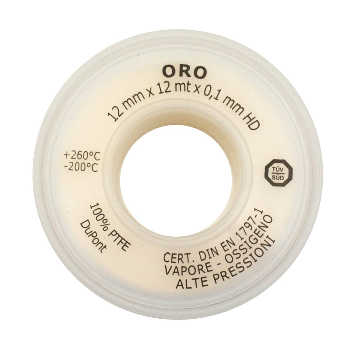 Nastro Ptfe Teflon Oro 12Mm X 12Mt X 0.10Mm- Oro- Camon- Pezzi 1 in Nastro sigillante BricoGo - Marano di Napoli, commercioVirtuoso.it