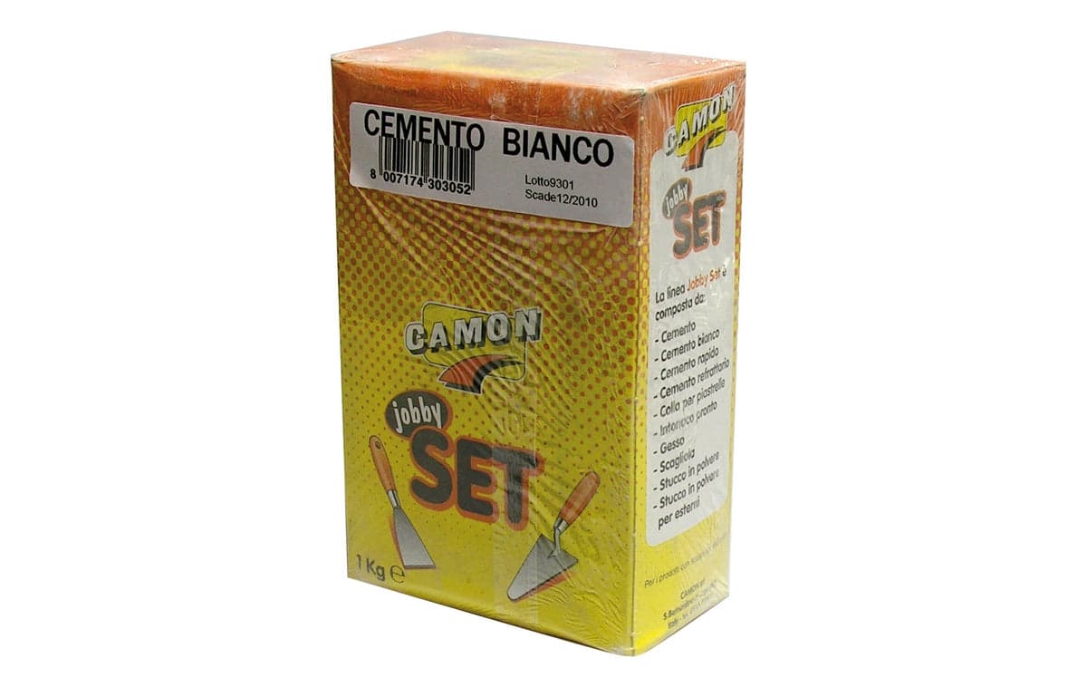 Cemento Bianco In Brik Jobby- 1 Kg- Camon- Pezzi 1 in Cemento BricoGo - Marano di Napoli, commercioVirtuoso.it