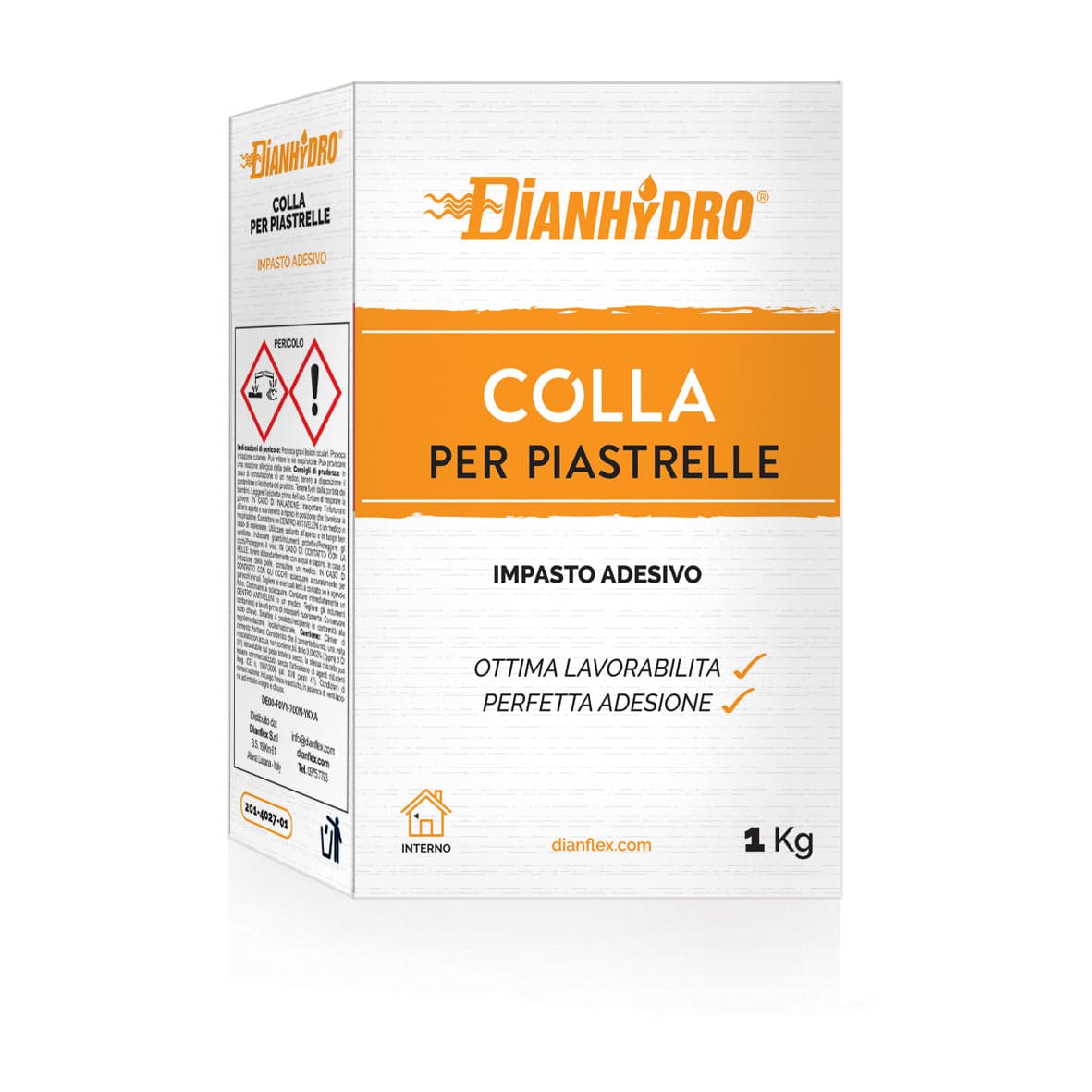 Colla Per Piastrelle- 1 Kg- Dh- Pezzi 1 in Intonaco per piastrelle BricoGo - Marano di Napoli, commercioVirtuoso.it